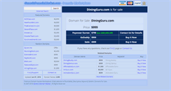 Desktop Screenshot of diningguru.com